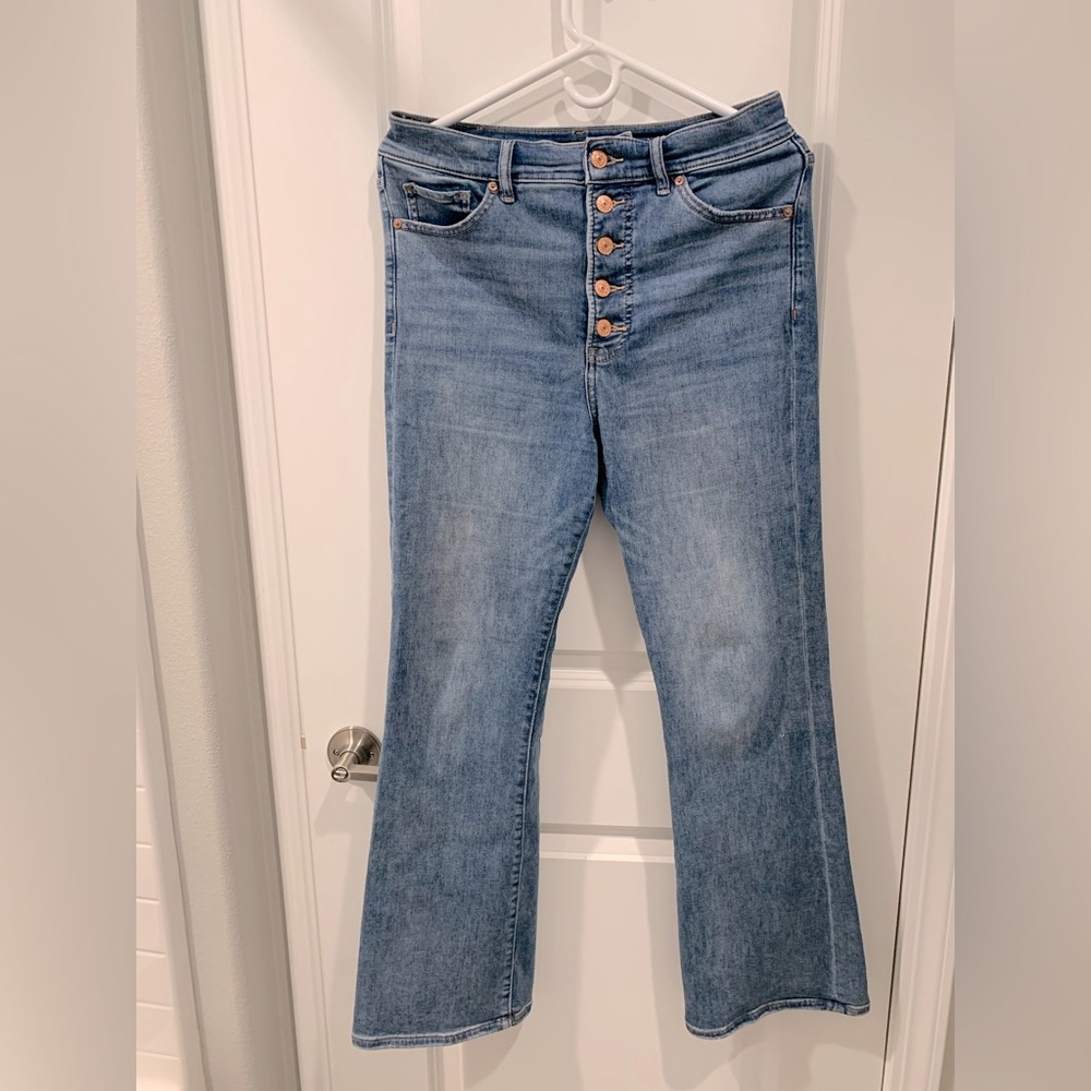 EXPRESS Boot Cut Super High-Rise Jeans